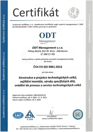 ISO 9001 CZ